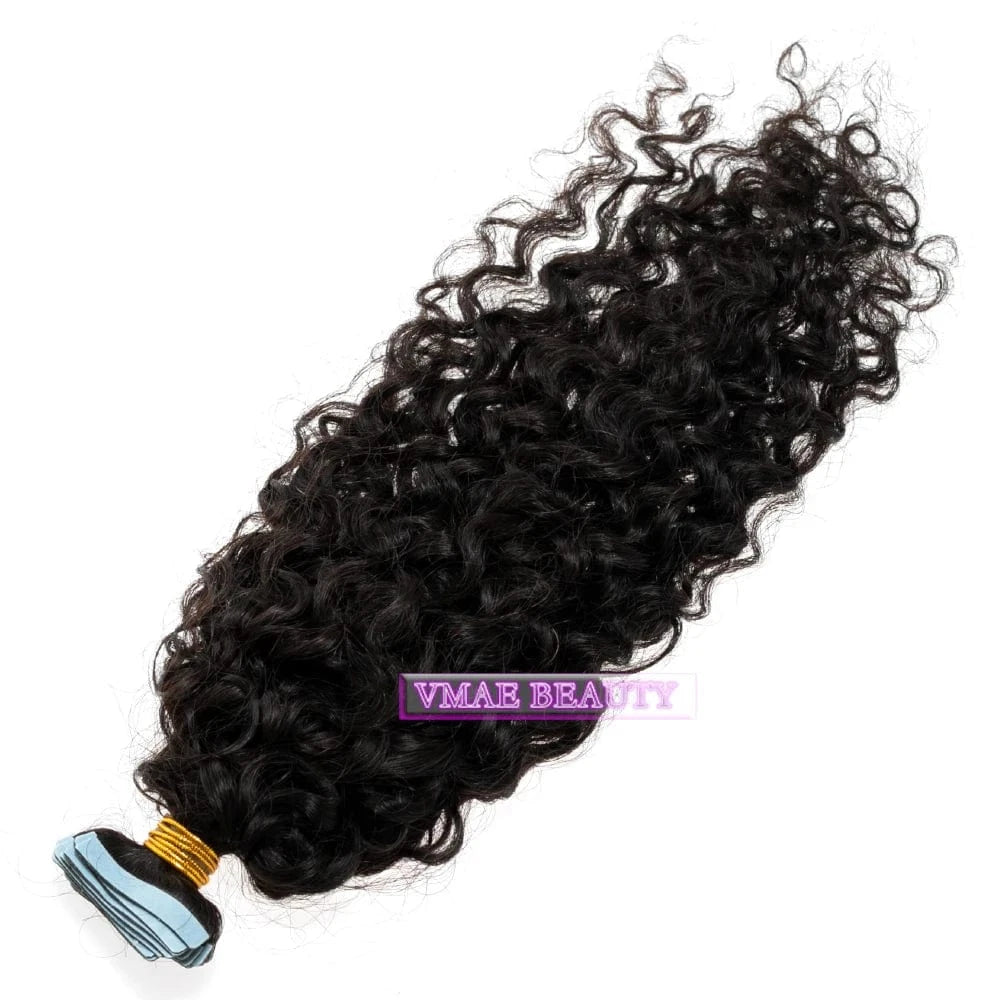 VMAE Pre Bonded Mongolian Hair Cuticle Aligned Remy Hair Natural Color 3A 3B 3C Kinky Curly Tape Ins 100g Keratin Human Hair