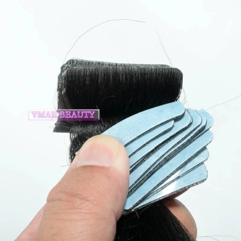 Vmae Remy Kinky Curly Yaki Straight Vietnamese Raw Hair Tape In Seamless Invisible Virgin Hair Tape In Extensions Human Hair