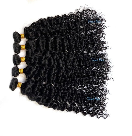 VMAE Remy Wholesale Unprocessed Deep Water Wave Mink Raw Brazilian Hair Weft Bundles Human Hair Extensions