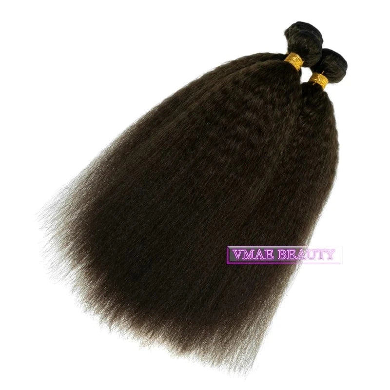 VMAE Wholesale Unprocessed Afro Curly Kinky Straight Cuticle Aligned Hair Weft Human Hair Bundles Raw Mink Virgin Extensions