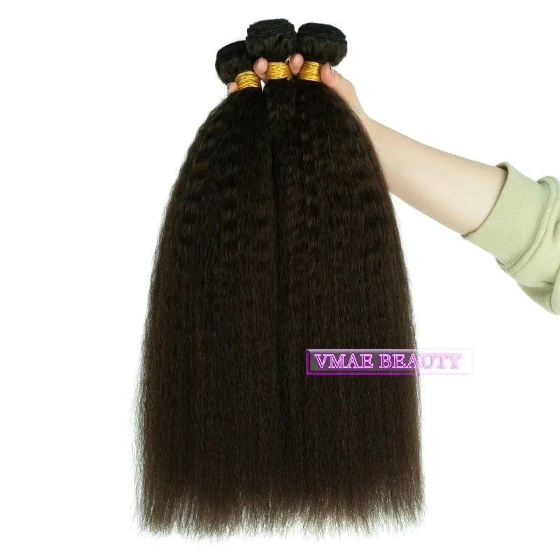 VMAE Wholesale Unprocessed Afro Curly Kinky Straight Cuticle Aligned Hair Weft Human Hair Bundles Raw Mink Virgin Extensions