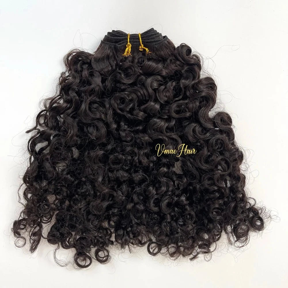 VMAE Wholesale Unprocessed Afro Kinky Curly Cuticle Aligned Hair Weft Brazilian Human Hair Bundles Raw Mink Virgin Extensions