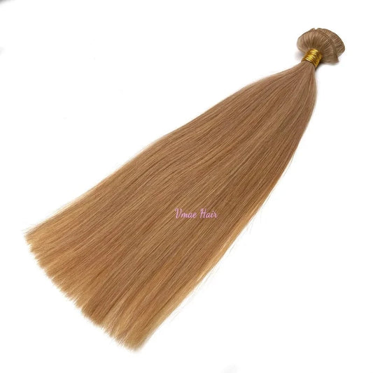 VMAE Wholesale Virgin Russian 100g Straight Clip Ins Dark Brown Color Remy Raw Hair Clip In Human Hair Extensions
