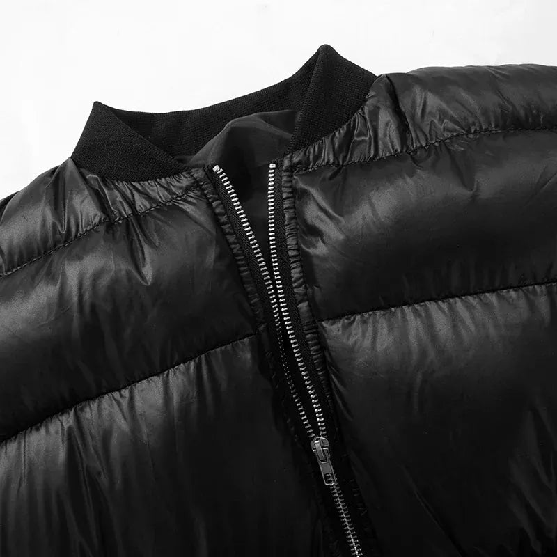 Weird Puss Hipster Zip Jacket Women Thick Padded Autumn New Fashion Shorts Sleeve Quilted Padded Casual Basic Wild Streetwear - SN Wigs & More