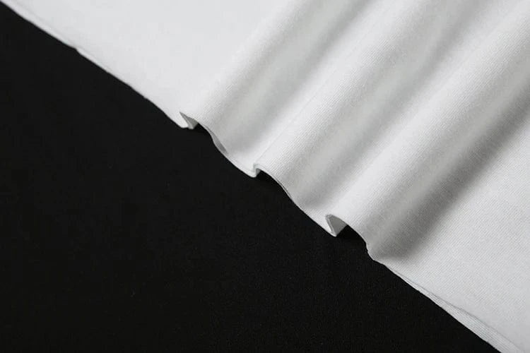 Weird Puss Letter Print Crop Tops Women Summer Trend Wild Biased Collar Street Skinny Simple Classic Streetwear Daily Soft Tees