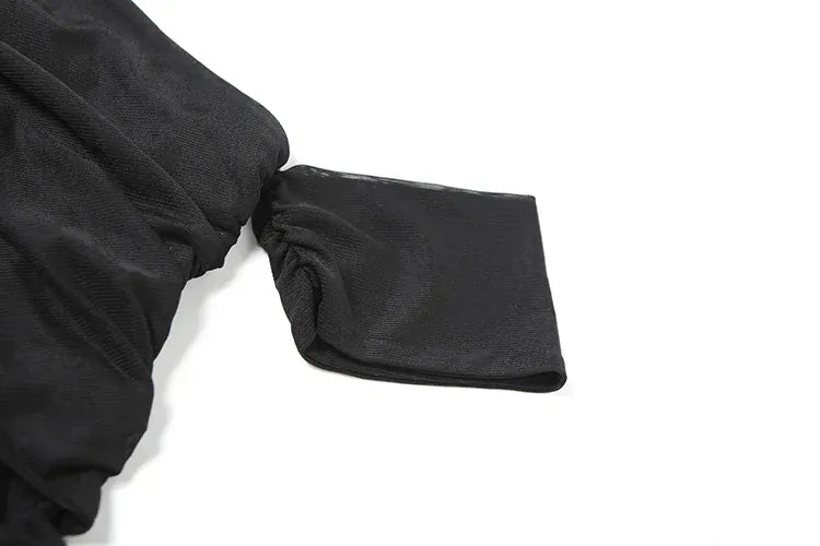 Weird Puss See Through Sexy Dress Women Y2K Cross Bandage Backless Halter Sleeveless Summer Trend Midnight Clubwear Mini Bodycon