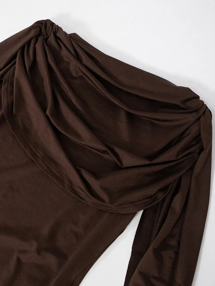 Weird Puss Tassel Swing Collar Bodysuit Women Chic Elegant Hipster Summer Fashion Sleeveless Wild Basic Midnight Stretch Tops