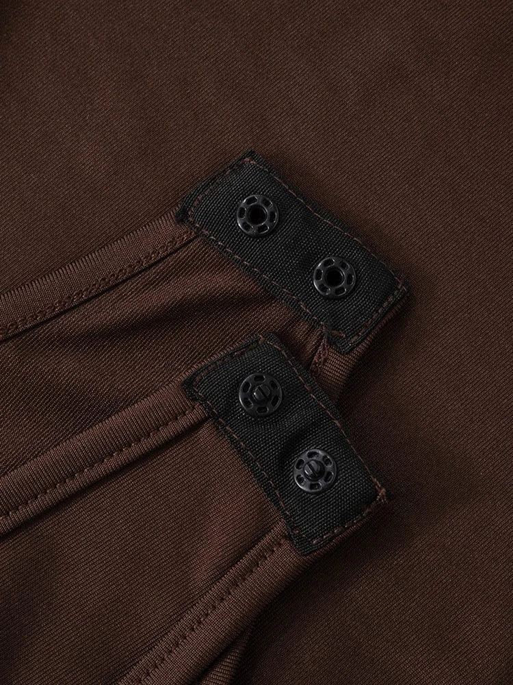 Weird Puss Tassel Swing Collar Bodysuit Women Chic Elegant Hipster Summer Fashion Sleeveless Wild Basic Midnight Stretch Tops - SN Wigs & More