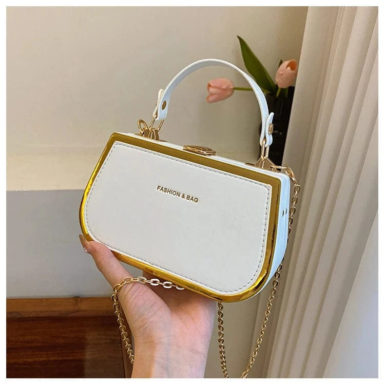 White 2024 New arrivals fashion ladies evening clutch purse popular women box handbag