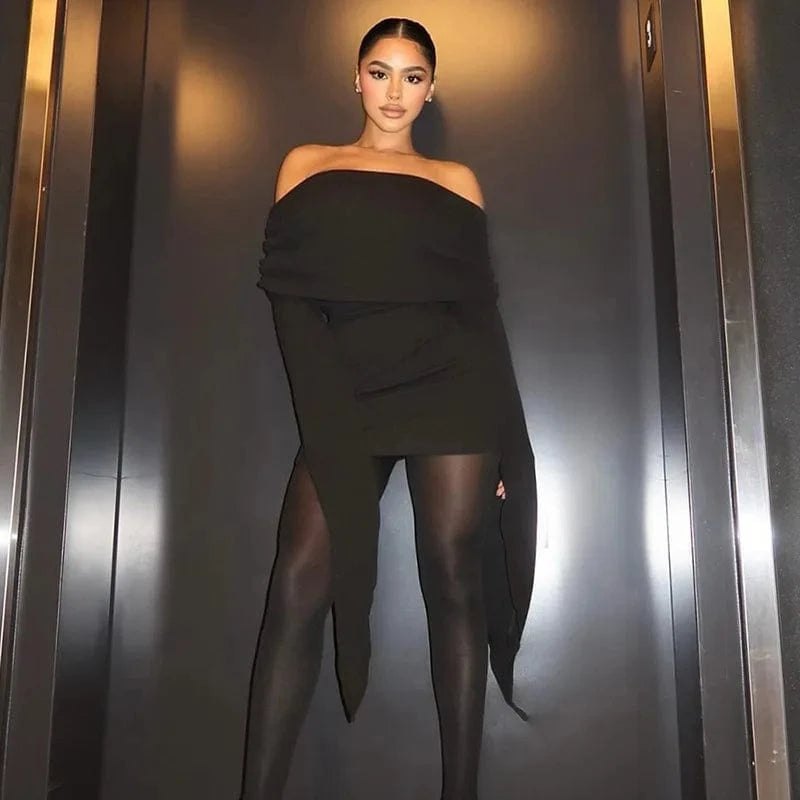 Wholesale 2024 spring trendy prom boutique elegant fashion long sleeve dresses