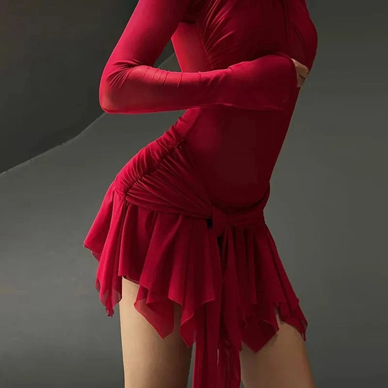 Wholesale 2024 spring trendy prom boutique elegant mesh fashion long sleeve dresses