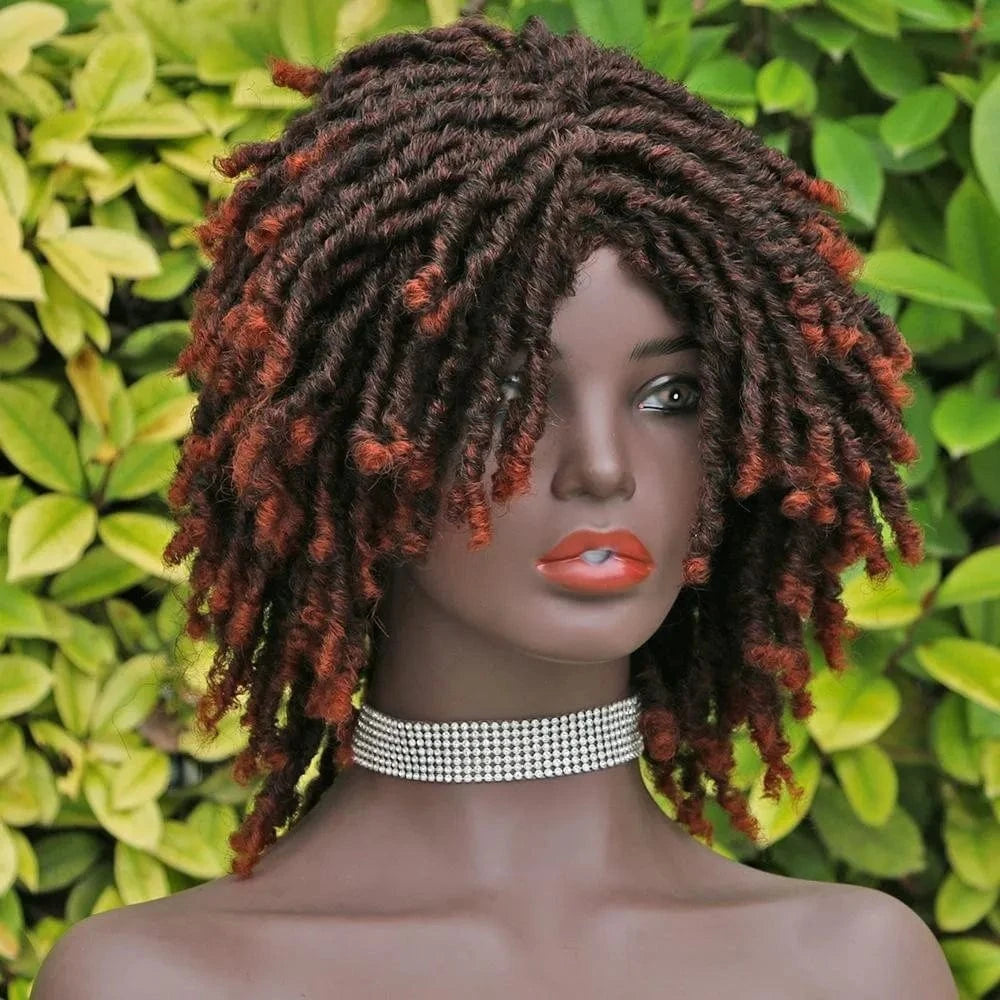 Wholesale 8inch Short Machine Made Afro Curly Synthetic Hair Wigs For Black Women