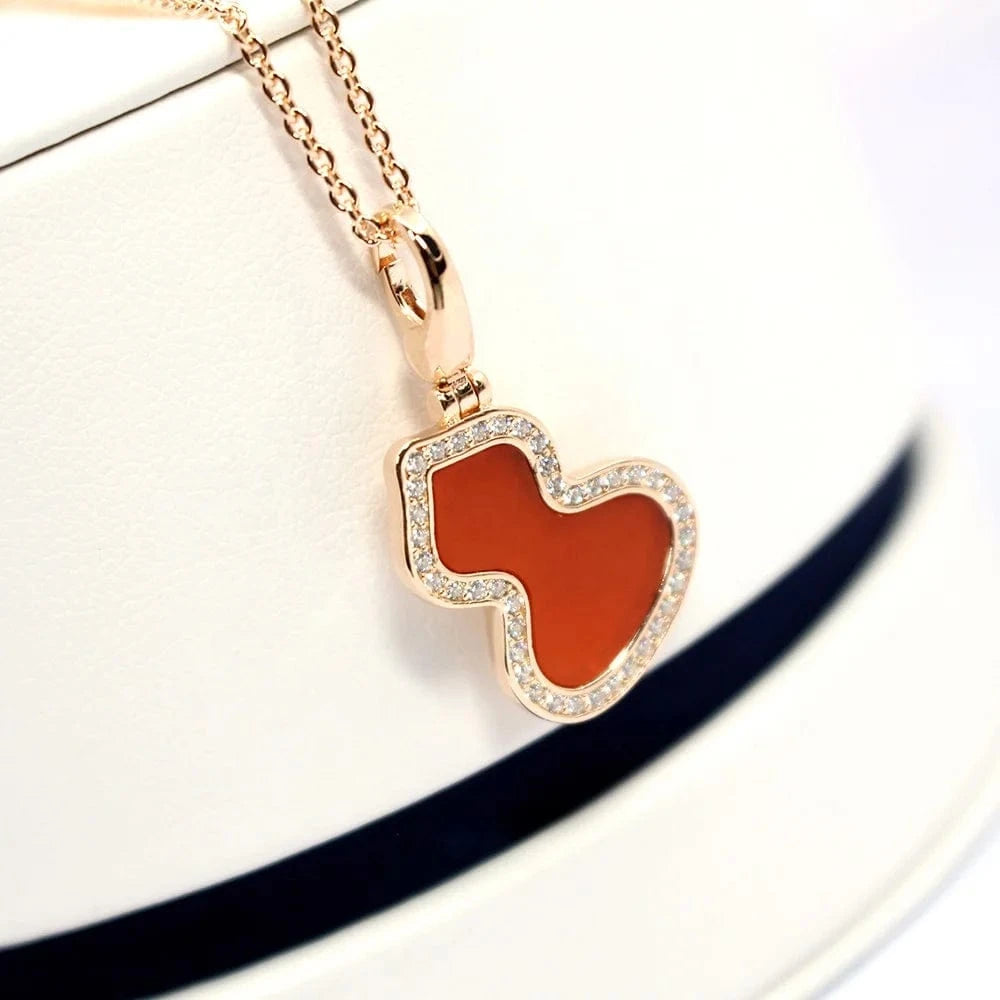 Wholesale 925 Silver Jewelry Women's Gold Plated Necklace Lovely Mini Accessories Non Allergic Jewelry Wholesale