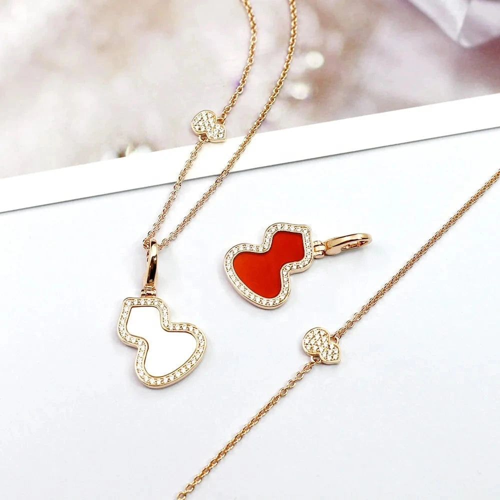 Wholesale 925 Silver Jewelry Women's Gold Plated Necklace Lovely Mini Accessories Non Allergic Jewelry Wholesale