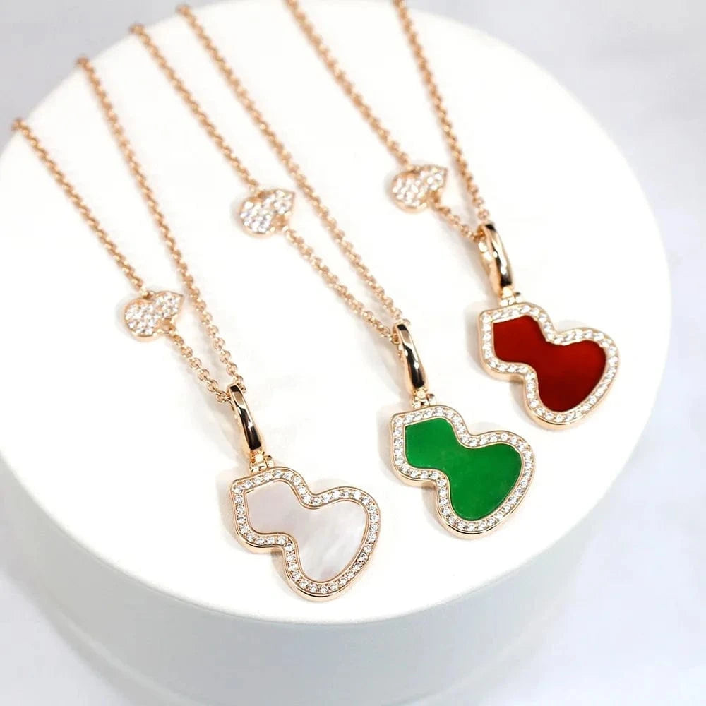 Wholesale 925 Silver Jewelry Women's Gold Plated Necklace Lovely Mini Accessories Non Allergic Jewelry Wholesale