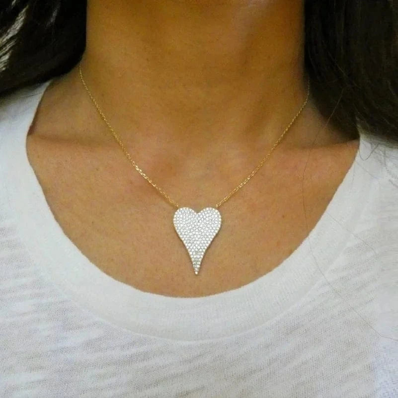 Wholesale Bling 925 Sterling Silver Black Color Link Chain Geometric Necklace 5A CZ Fashion Women Party Gift Jewelry