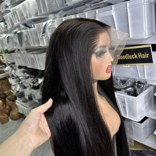 Wholesale Bone Straight Wig Glueless Pre Plucked Wig HD Lace Frontal Wigs Raw Unprocessed Brazilian Human Hair Vendor