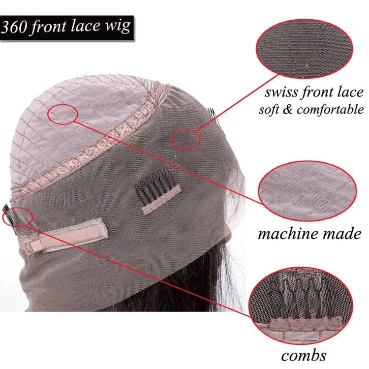 wholesale brazilian human hair lace front wig, 360 lace frontal wig human hair, party micro braided wigs for black women