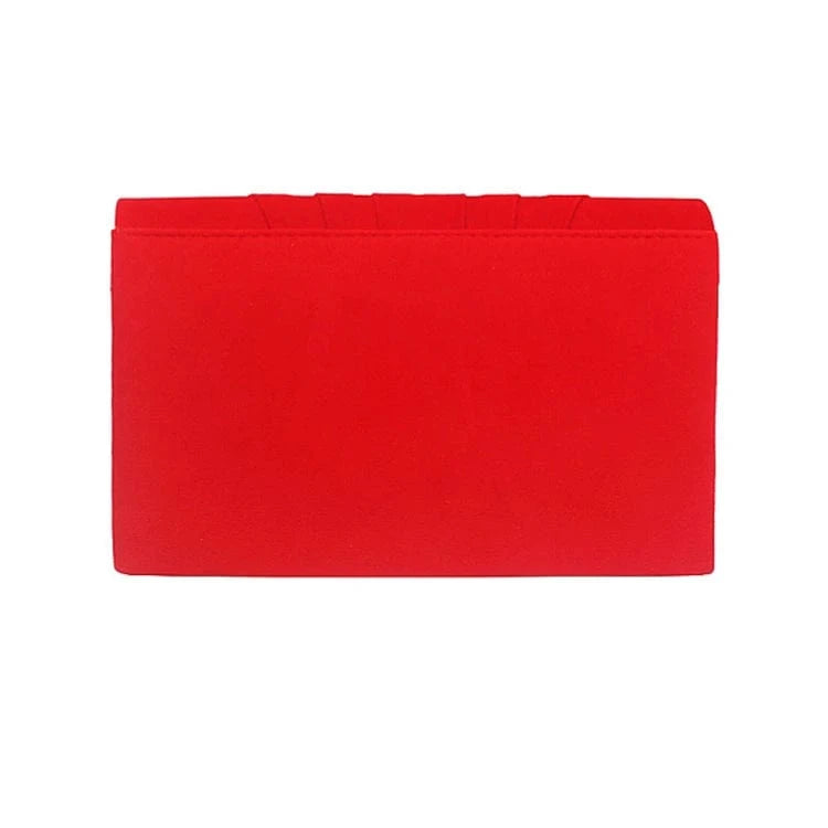 Wholesale custom stock fashion party women suede evening clutch bag