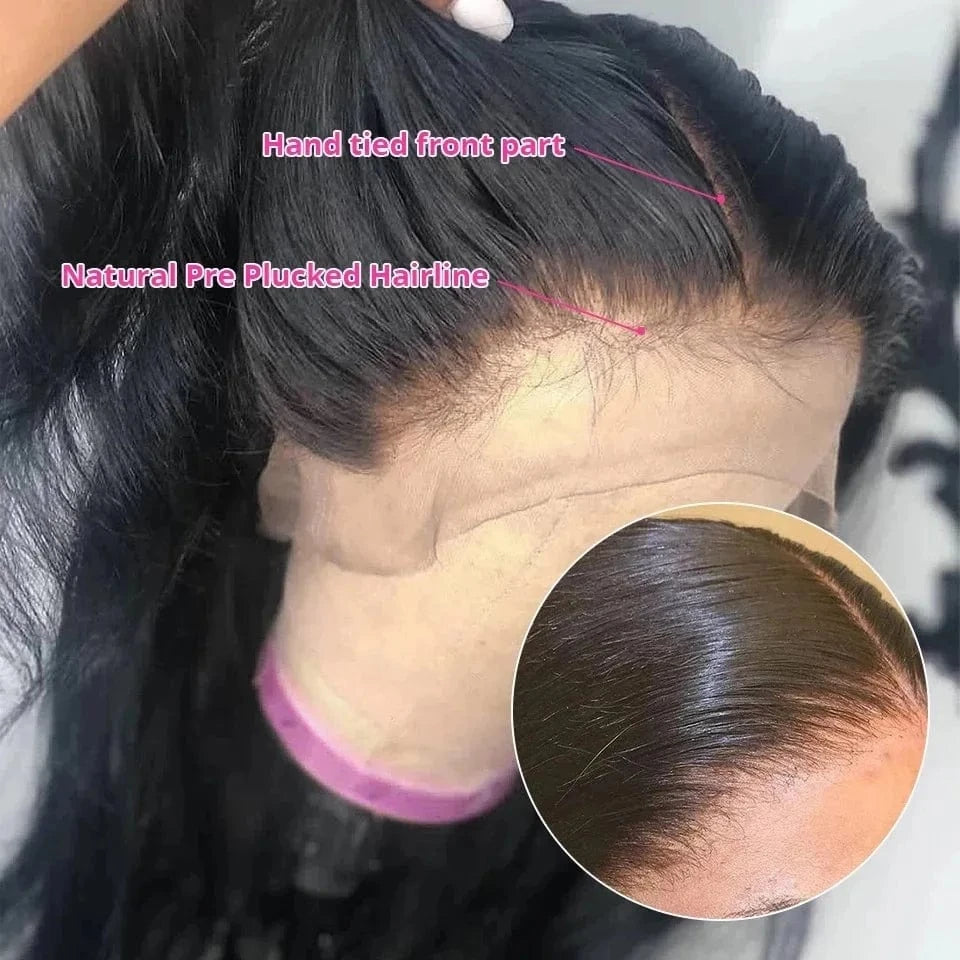 Wholesale Glueless Perruque Invisible Naturel 100% Raw Human Hair Wigs Vendors Straight Lace Frontal Wigs For Black Women