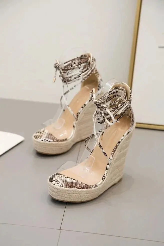 Wholesale good quality sandals slippers fashionable hot sale ankle strap wedge heel sandals shoes sandals for women and ladies