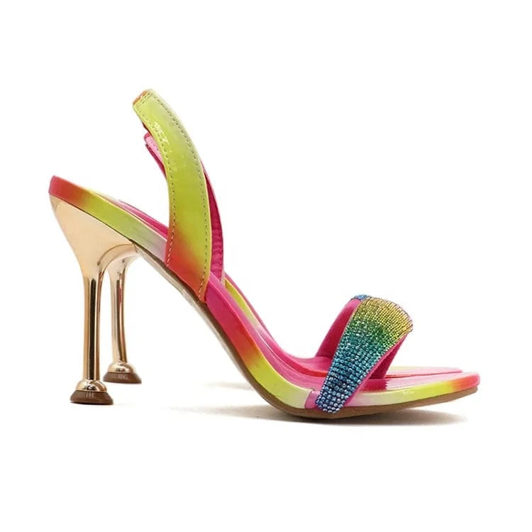 Wholesale High Heel Open Toe Summer Girls Dress Shoes Women Pumps Other Heeled Ladies Slippers Shoes Sandals For Women 2022