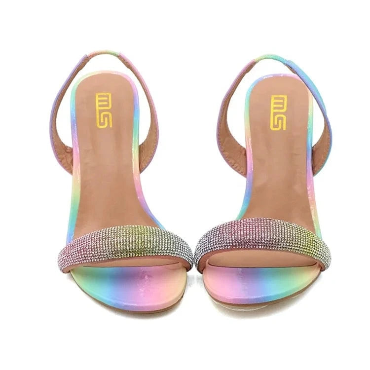 Wholesale High Heel Open Toe Summer Girls Dress Shoes Women Pumps Other Heeled Ladies Slippers Shoes Sandals For Women 2022