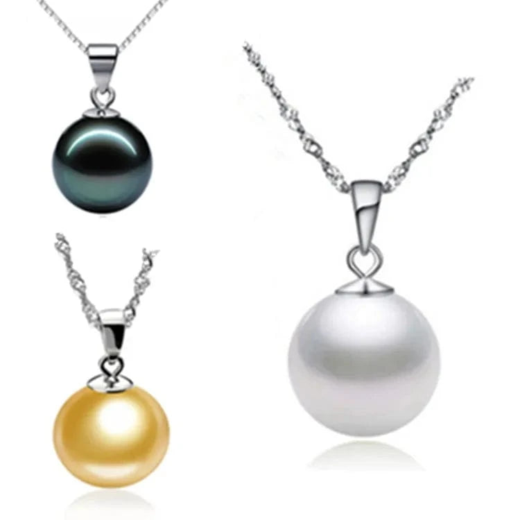Wholesale Hot Selling Boutique Fashion Jewelry Nice Freshwater Pearl Jewelry 925 Sterling Silver Necklace for Women