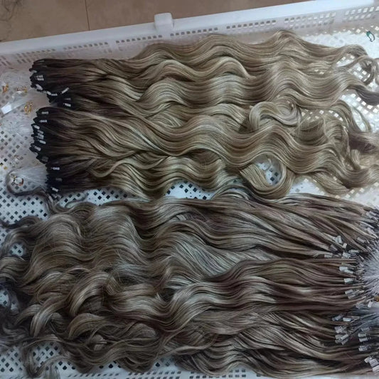 wholesale human hair extensions  natural wave  human hair extensions feather line hair extensions