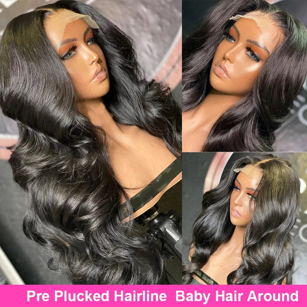 Wholesale Long Straight Full Virgin Brazilian Hair Wig Swiss Lace Front Closure Body Wave Cuticle Aligned Human Hair