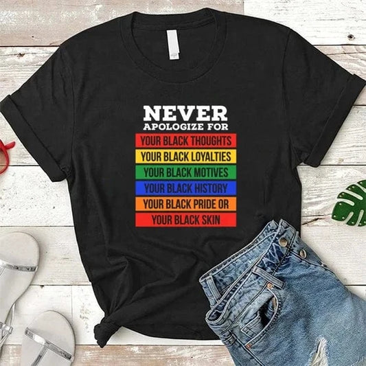Wholesale Melanin T-Shirt Women Black Girl Magic T-shirt Afro Women Black Queen Graphic Tee Melanin Tees