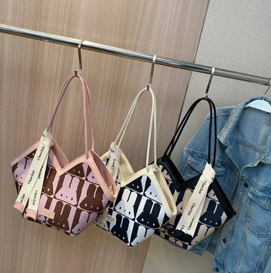 Wholesale New Fashion Cute Pattern Handbags 2023 Lady Tote Casual Bags Lady Design Purses for Women