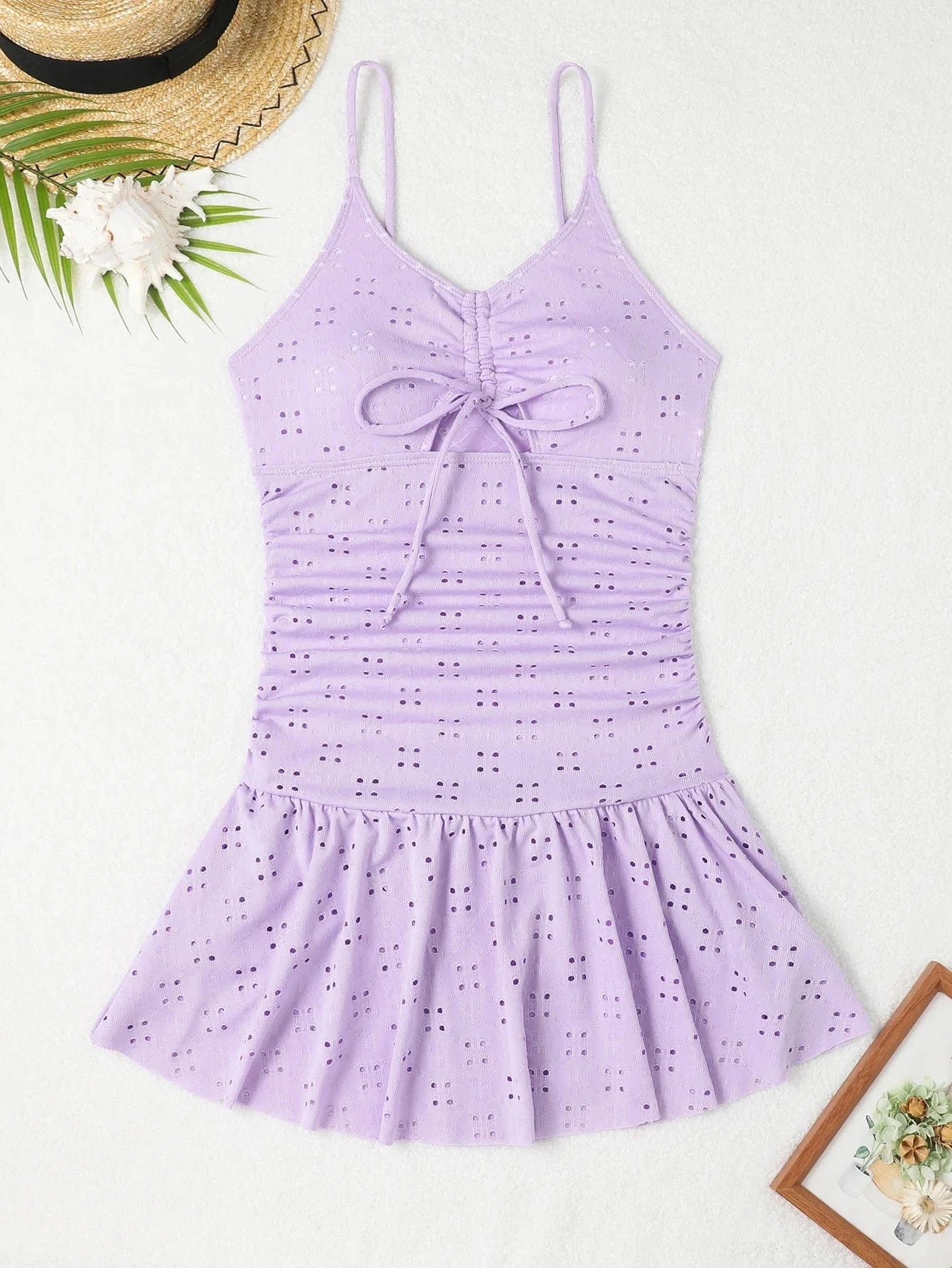 Wholesale new styles beach dress one-piece hollow out bandage bodysuit swimwear custom LOGO and swimsuits