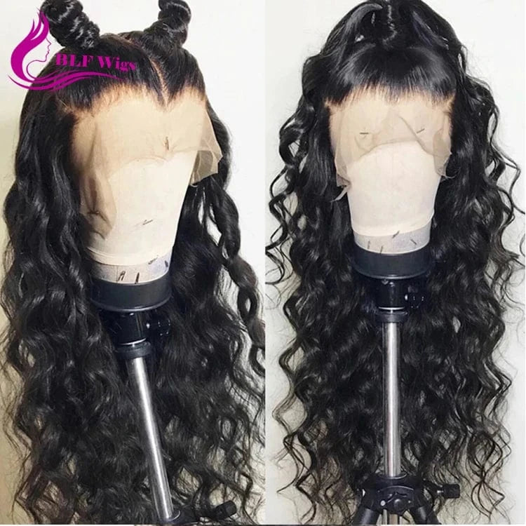 Wholesale Peruvian Human Hair Natural Hairline Free Part Pre Plucked 13*4 Kinky Curly Lace Front Wig