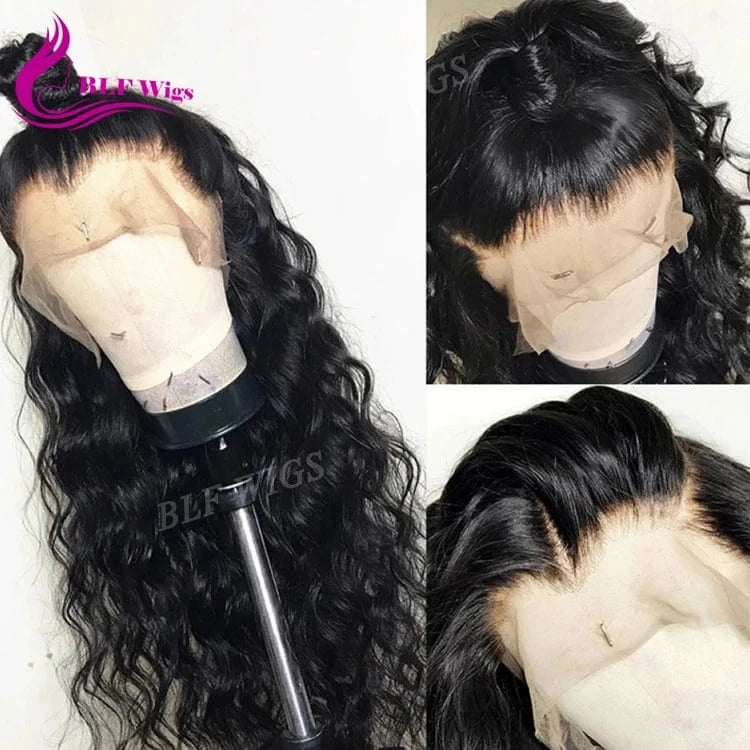 Wholesale Peruvian Human Hair Natural Hairline Free Part Pre Plucked 13*4 Kinky Curly Lace Front Wig