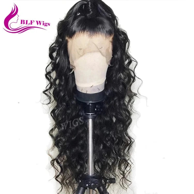 Wholesale Peruvian Human Hair Natural Hairline Free Part Pre Plucked 13*4 Kinky Curly Lace Front Wig