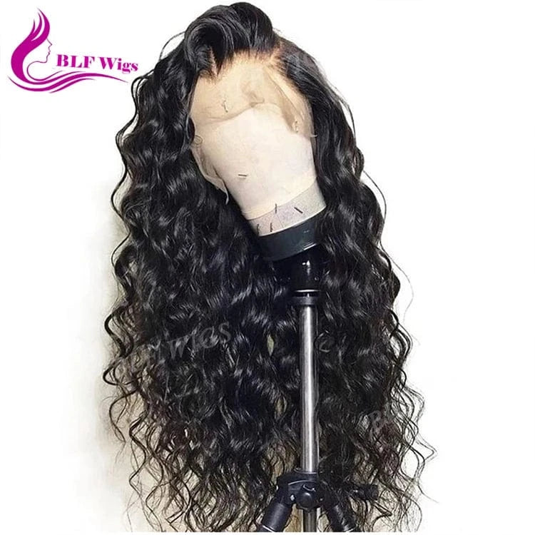 Wholesale Peruvian Human Hair Natural Hairline Free Part Pre Plucked 13*4 Kinky Curly Lace Front Wig