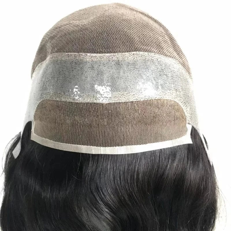 Wholesale Price Ready To Ship man Full cap wig Replacement Hairpieces Toupee for Men Toupee Men's Hair Pieces System