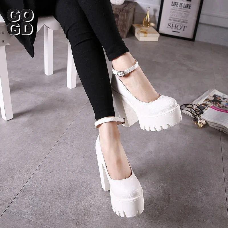Wholesale super high heel women's shoes stage model thick heel nightclub catwalk shoes 2022