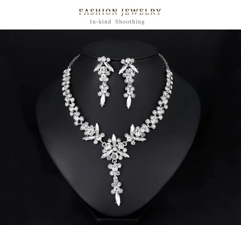 Wholesale Turquoise Squash Women Accessories Squash Blossom Statement Jewelry Set New Trendy Blue Beaded Necklace