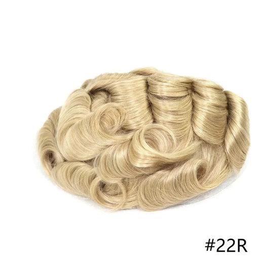 Wholesale Various Colors Sizes Front Lace Natural Indian Hair Toupee Man Pu Cap Hair Capillary Prosthesis For Men