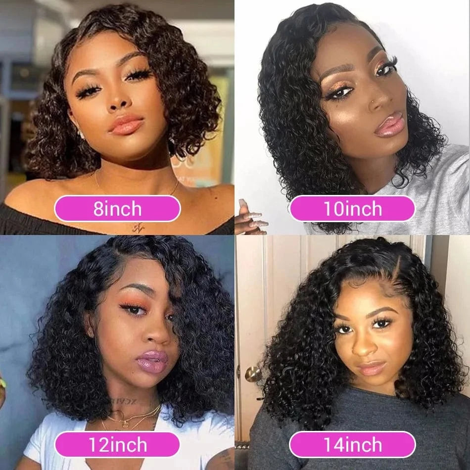 Wig Vendors Quality Original Brazilian Perruque Short Bob 100% Virgin Human Hair Lace Front Wigs for Black Woman