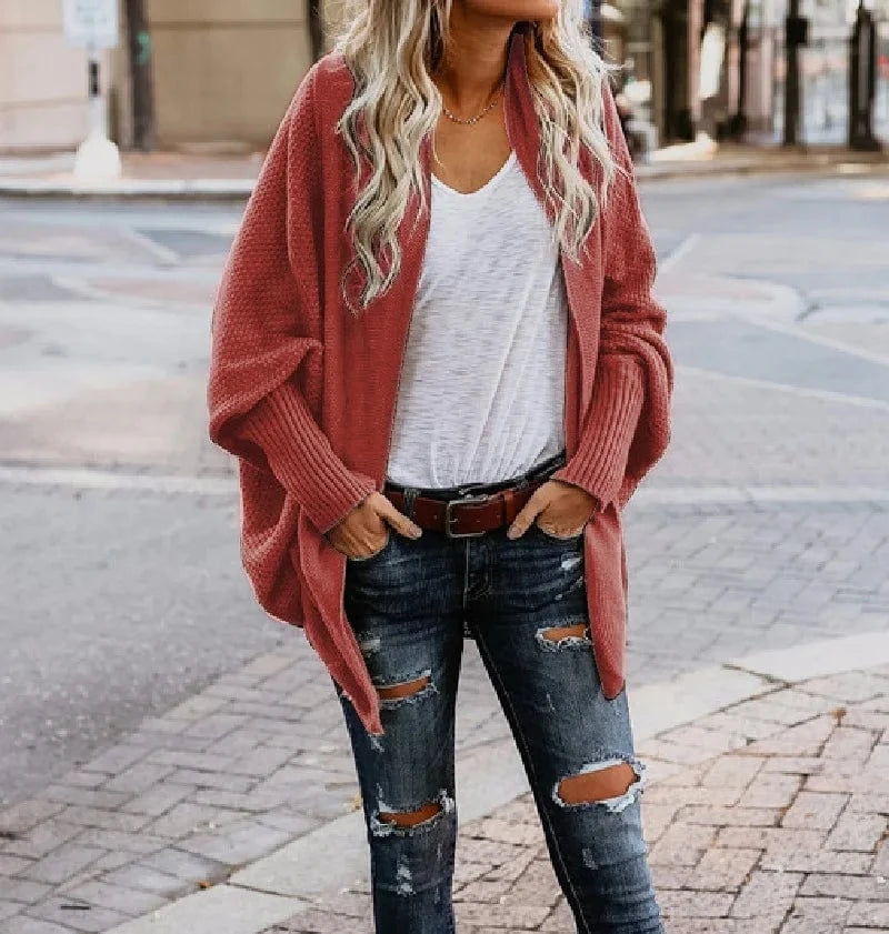 Winter 2024 new sweater sweater cardigan plus-size women's multicolor coat