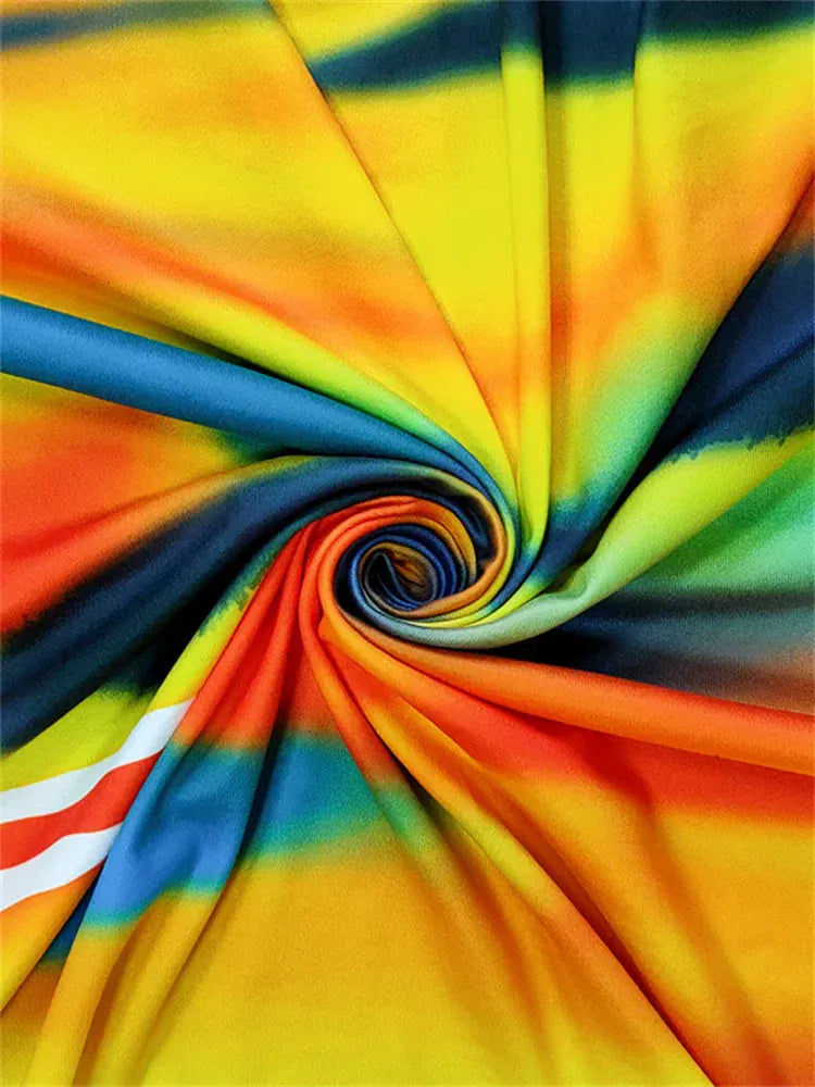 Wmstar Plus Size Two Piece Outfits Women Fall Clothing Tie Dye Top and Pants Leggings Matching Set Wholesale Dropshipping 2022