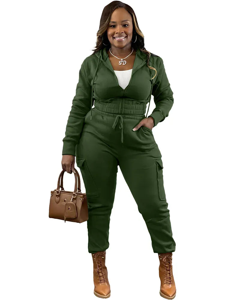 Wmstar Two Piece Outfits for Women Sport Suit Matching Tracksuit Casual Top and Pants Sets Fall Clothes Wholesale Dropshipping