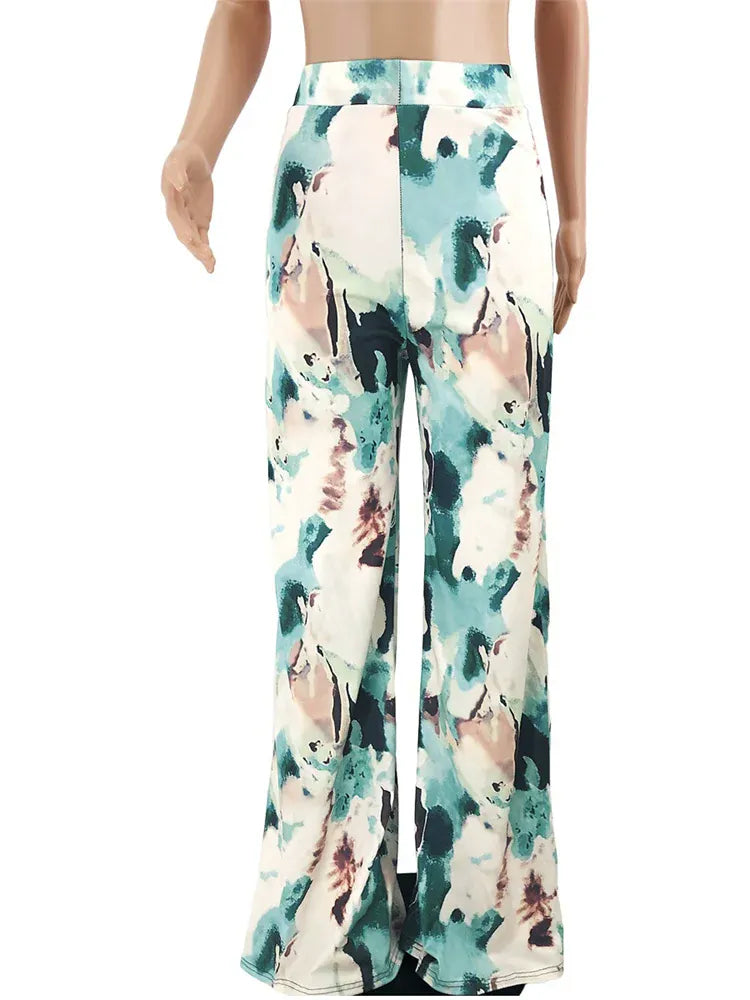Wmstar Women 2 Piece Set Summer Holiday Sleeveless Bra and High Waist Pants Sets Trouser Casual Suit Wholesale Dropshipping 2024