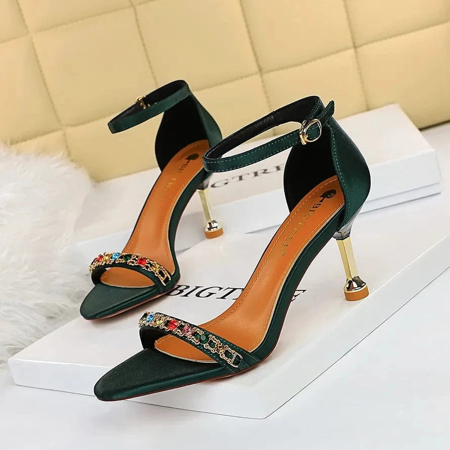 woman high heel sandals new arrived  red black  women's shoes