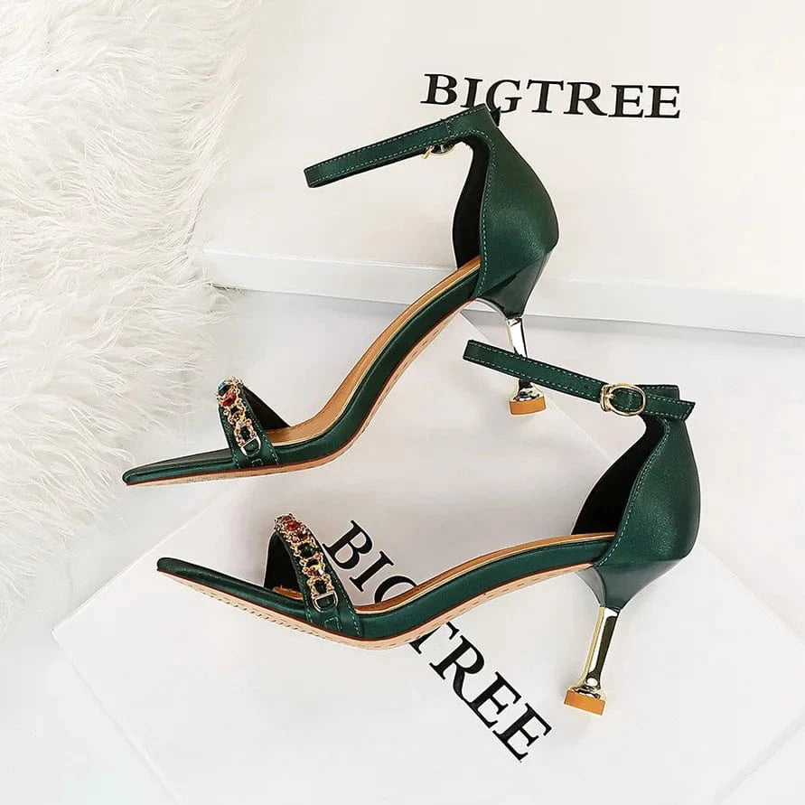 woman high heel sandals new arrived  red black  women's shoes