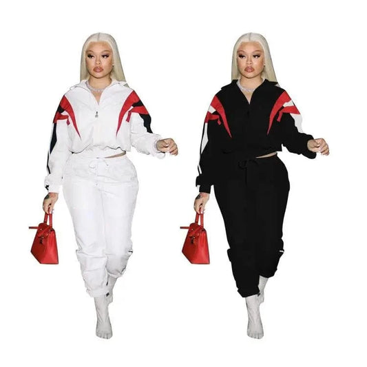 Women Boutique Tracksuit Coat Two Piece Fall Set Casual Clothing Jogger 2 Pieces Pants Sets for Fall 2022 Women Clothes