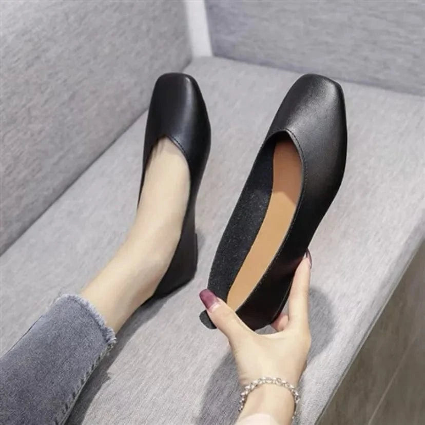women casual dress shoes Summer Women Dress Shoes Peep Toe Office Work Shoes Medium Heels Pumps Open Toe Women Sandals Black 10%